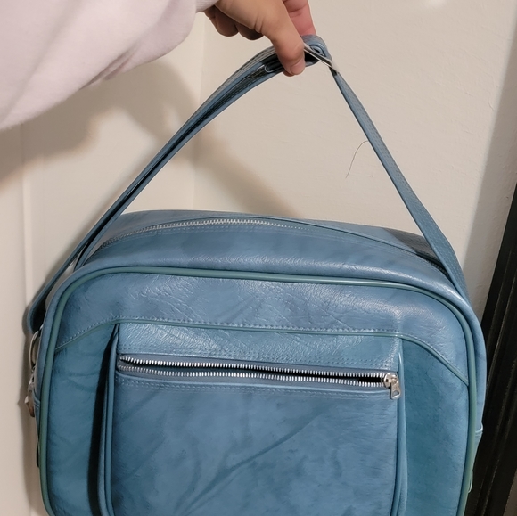 Vintage American Tourister Blue messenger bag - Picture 9 of 13